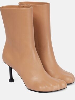 NWT Balenciaga Fetish Beige Leather Ankle Boots EU37/US6-7 $1,690